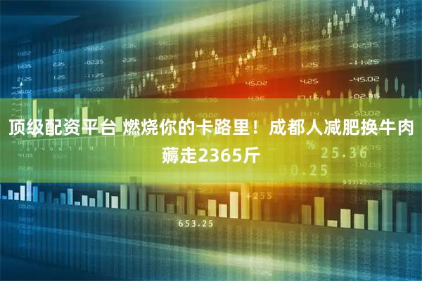 顶级配资平台 燃烧你的卡路里!成都人减肥换牛肉薅走2365斤